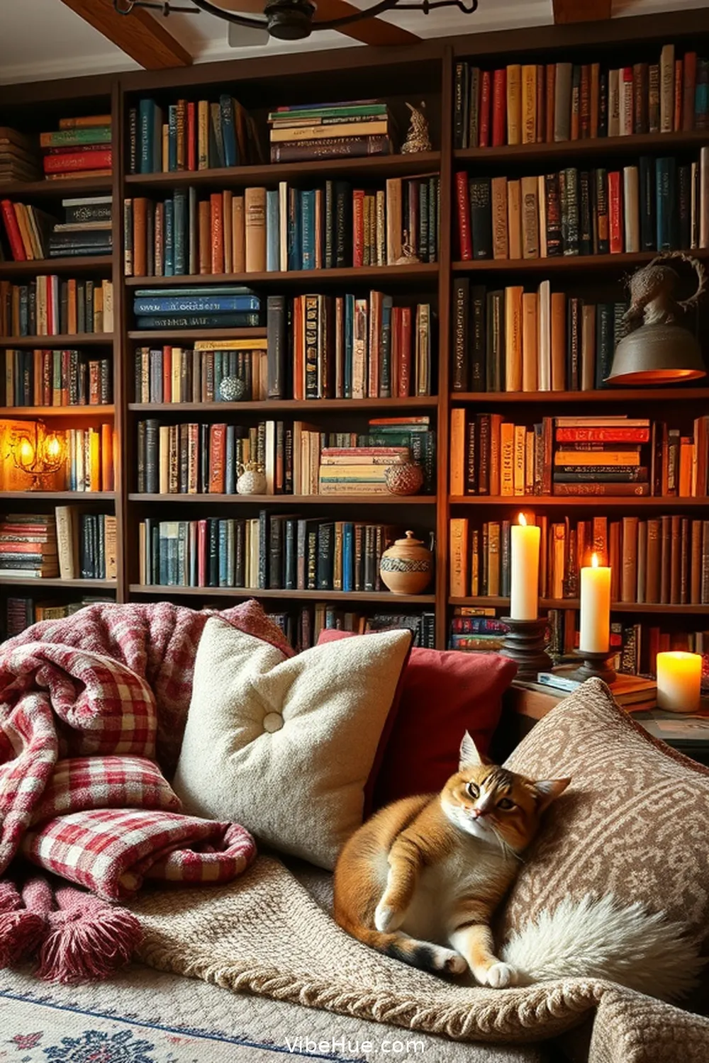 Create a Cozy Winter Library in Bohemian Style 6 Curate Eclectic Book Displays for Create a Cozy Winter Library in Bohemian Style