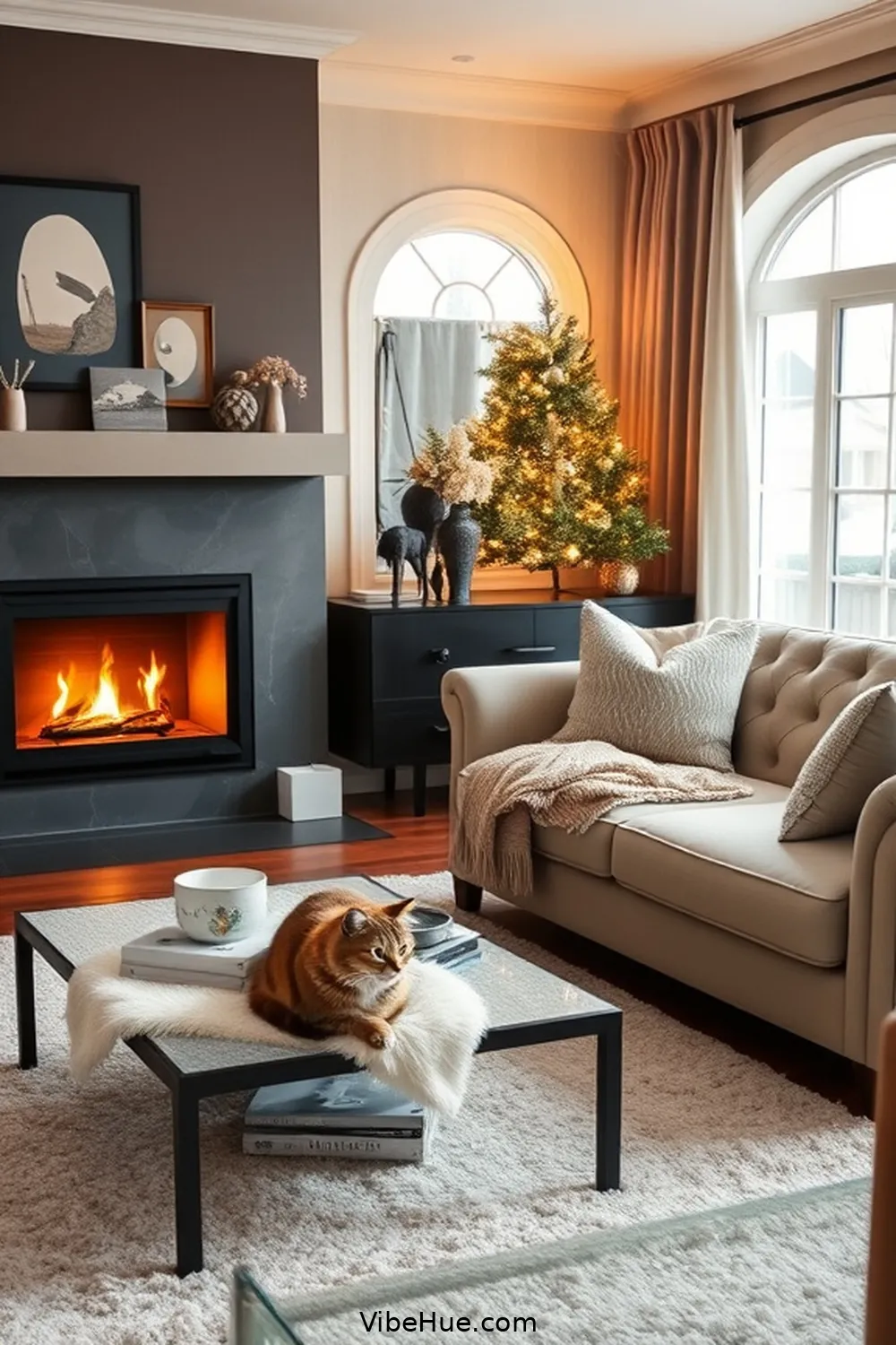 Create a Cozy Winter Living Room With Contemporary Style 8 Create a Focal Point for Create a Cozy Winter Living Room With Contemporary Style