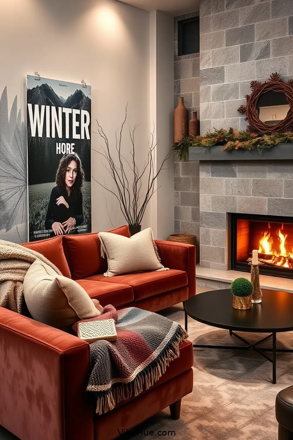 Create a Cozy Winter Living Room With Contemporary Style 3 Invest in Plush Textiles for Create a Cozy Winter Living Room With Contemporary Style