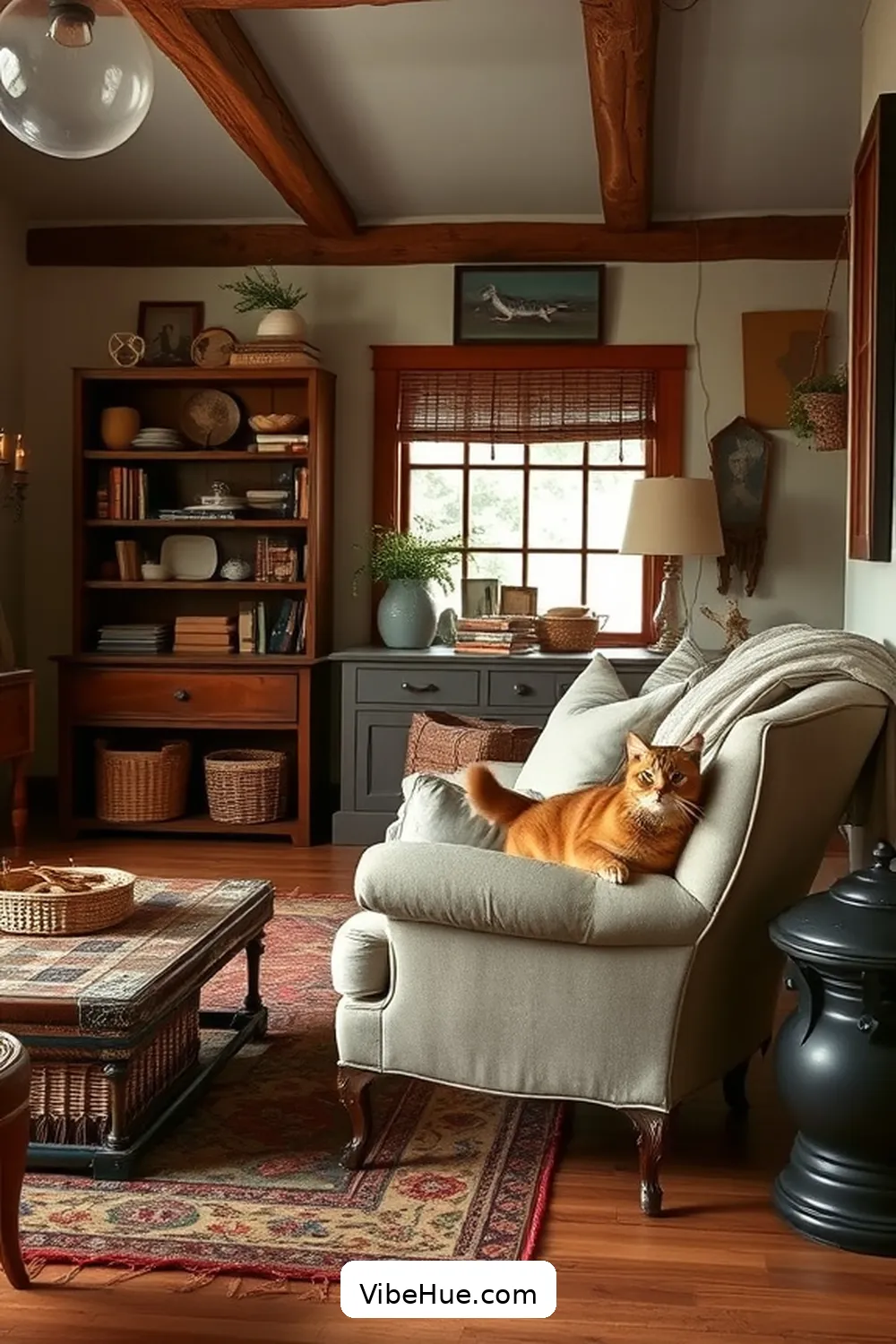Create a Cozy Winter Living Room in Modern Farmhouse Style 9 Incorporate Vintage Finds for Create a Cozy Winter Living Room in Modern Farmhouse Style