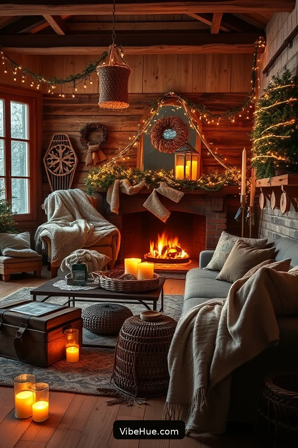 Create a Cozy Winter Living Room in Rustic Style 5 Add Cozy Lighting Options for Create a Cozy Winter Living Room in Rustic Style