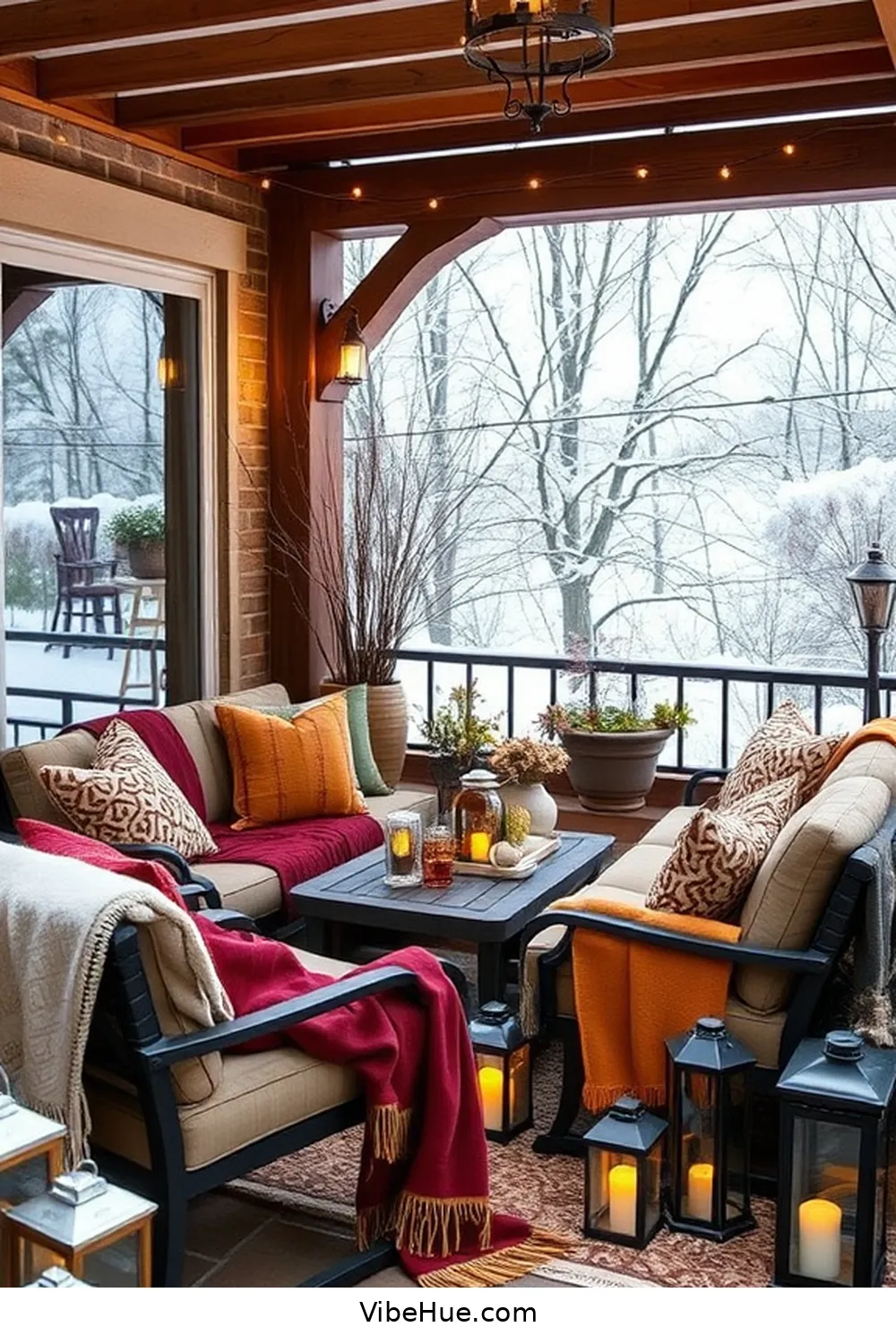 Create a Cozy Winter Outdoor Patio in Modern Farmhouse Style 3 Choose a Warm Color Palette for Create a Cozy Winter Outdoor Patio in Modern Farmhouse Style