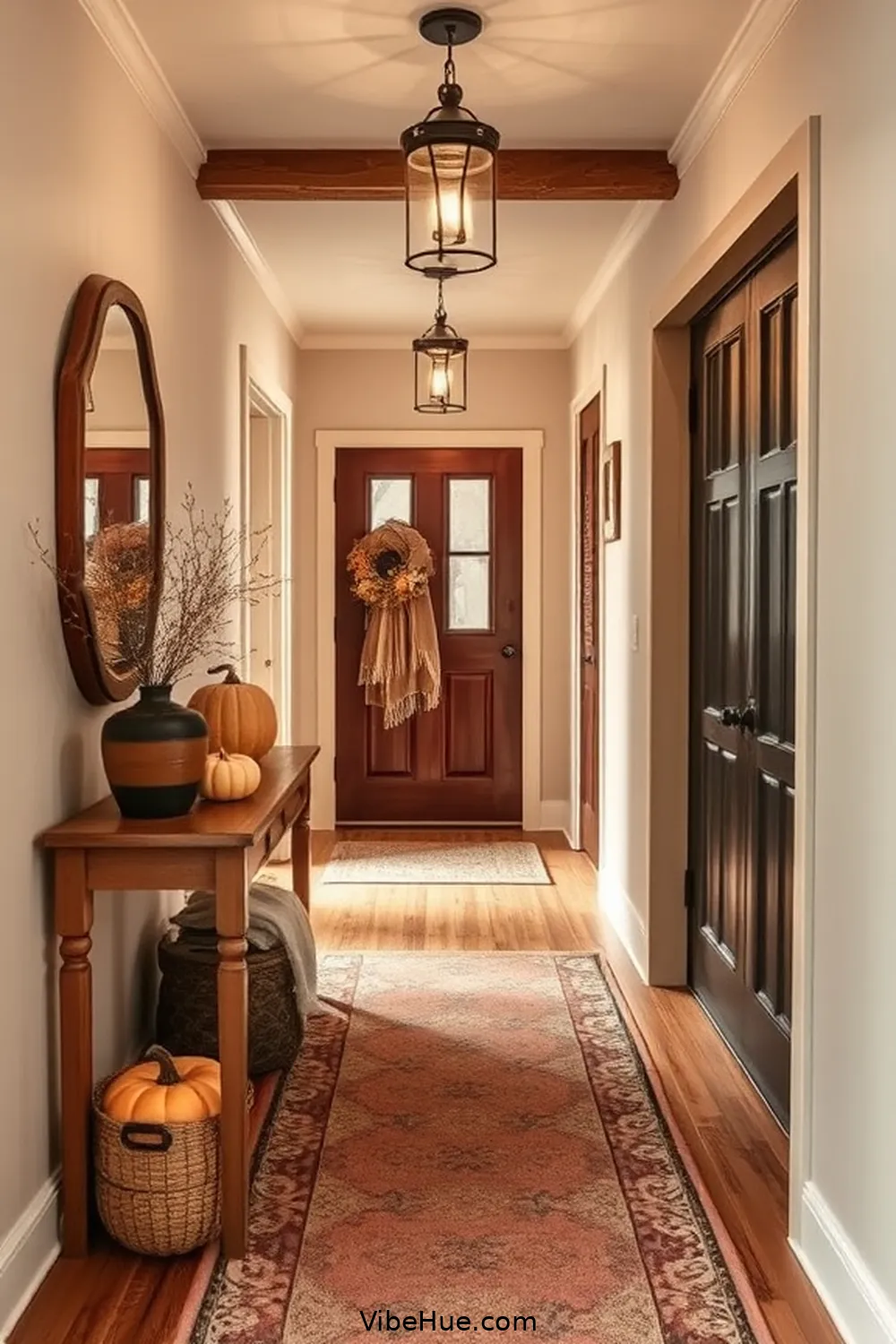 Create a Fall Hallway in Modern Farmhouse Style 2 Choose a Warm Color Palette for Create a Fall Hallway in Modern Farmhouse Style