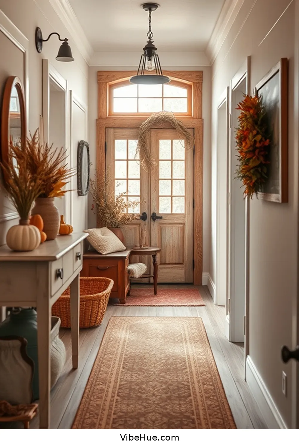 Create a Fall Hallway in Modern Farmhouse Style 5 Use Functional Furniture for Create a Fall Hallway in Modern Farmhouse Style