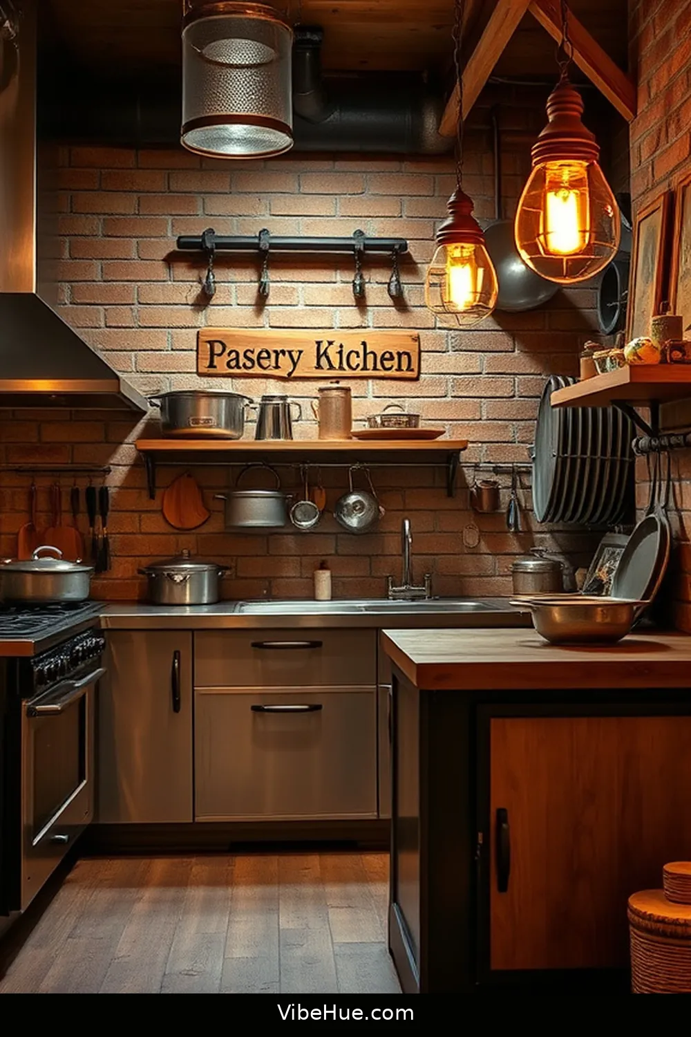 Create a Fall Kitchen With Industrial Style 5 Choose Metal Accents Wisely for Create a Fall Kitchen With Industrial Style