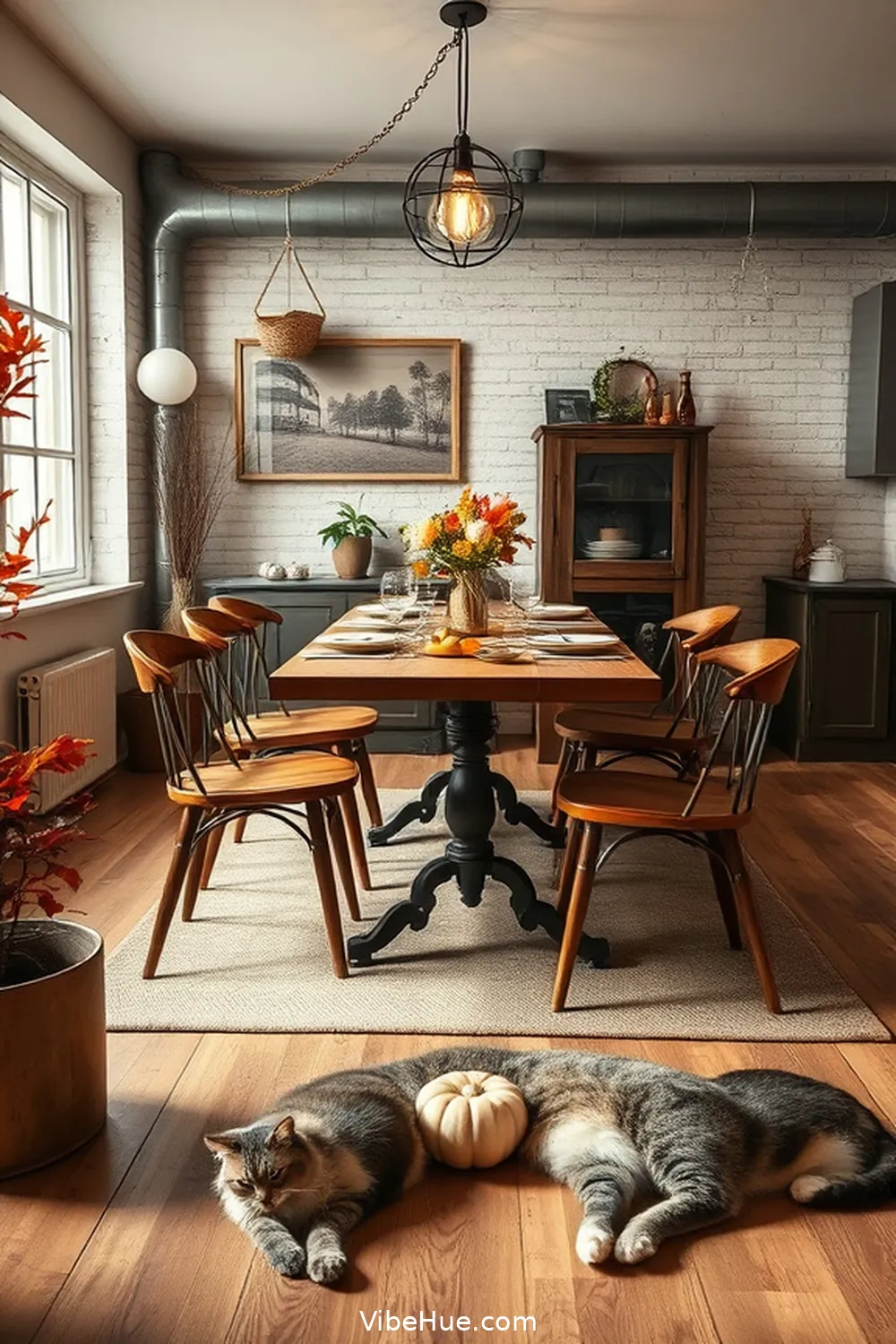 Create a Fall Kitchen With Industrial Style 13 Create a Cozy Dining Area for Create a Fall Kitchen With Industrial Style