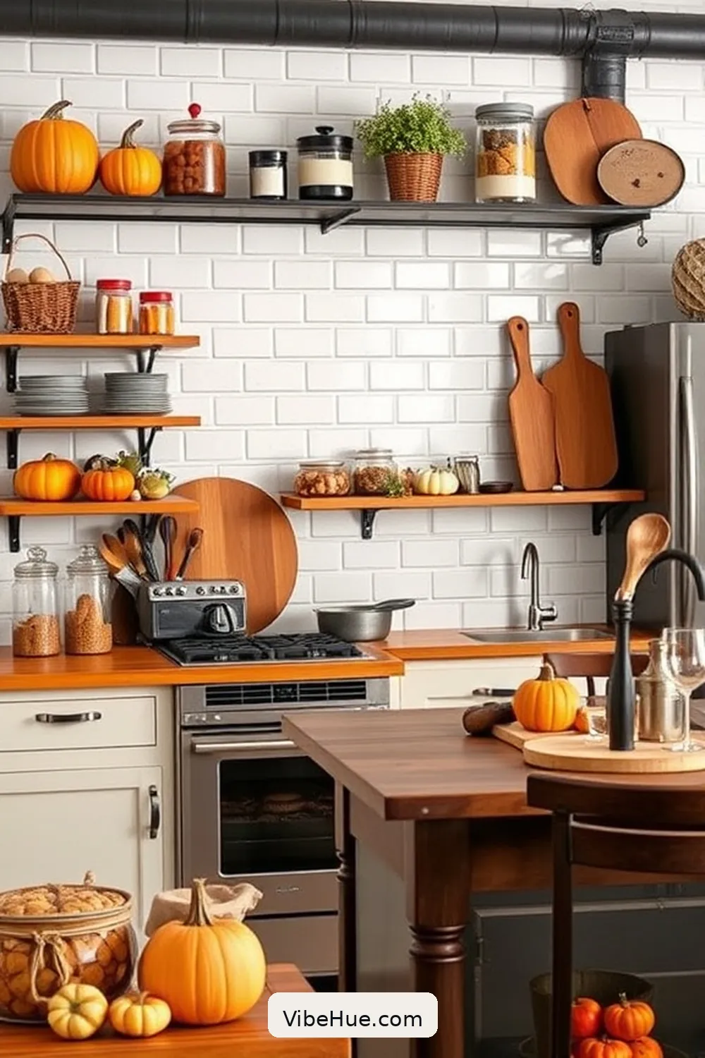 Create a Fall Kitchen With Industrial Style 11 Make Use of Functional Accessories for Create a Fall Kitchen With Industrial Style