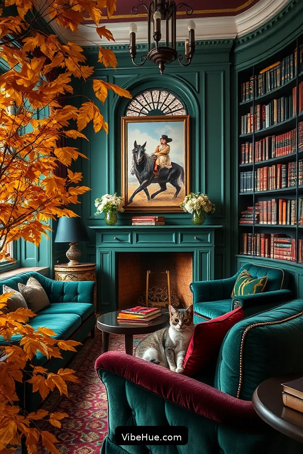 Create a Fall Library With Modern Glam Style 2 Choosing the Right Color Palette for Create a Fall Library With Modern Glam Style