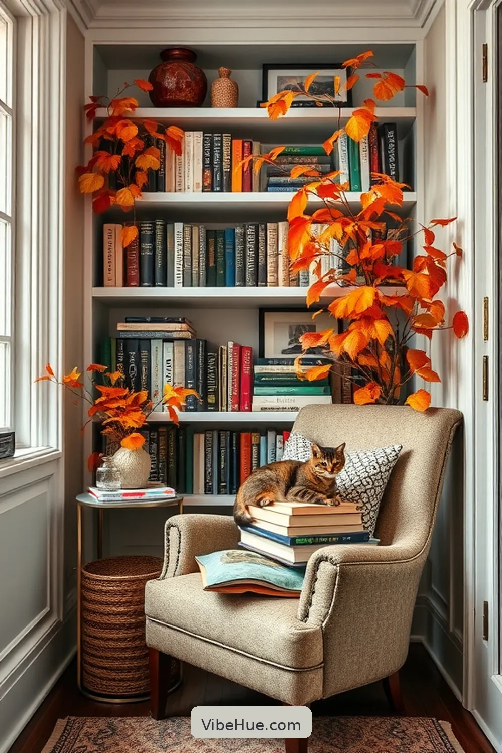 Create a Fall Library With Modern Glam Style 5 Displaying Books With Flair for Create a Fall Library With Modern Glam Style