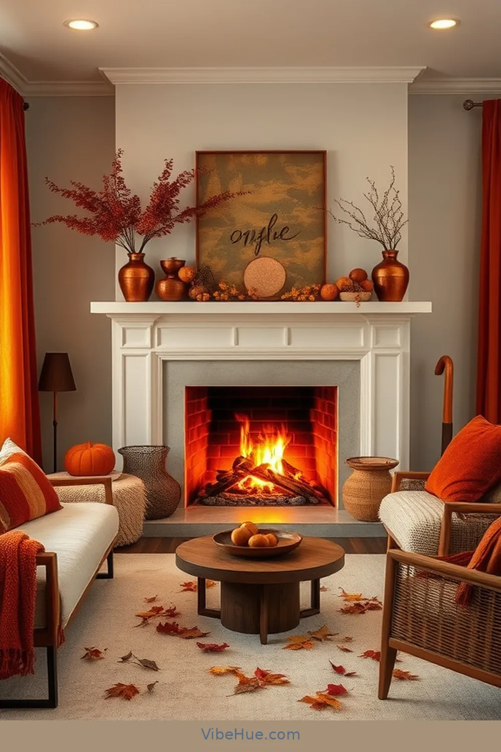 Create a Fall Living Room in Minimalist Style: A How-To Guide 2 Choose a Warm Color Palette for Create a Fall Living Room in Minimalist Style: A How-To Guide