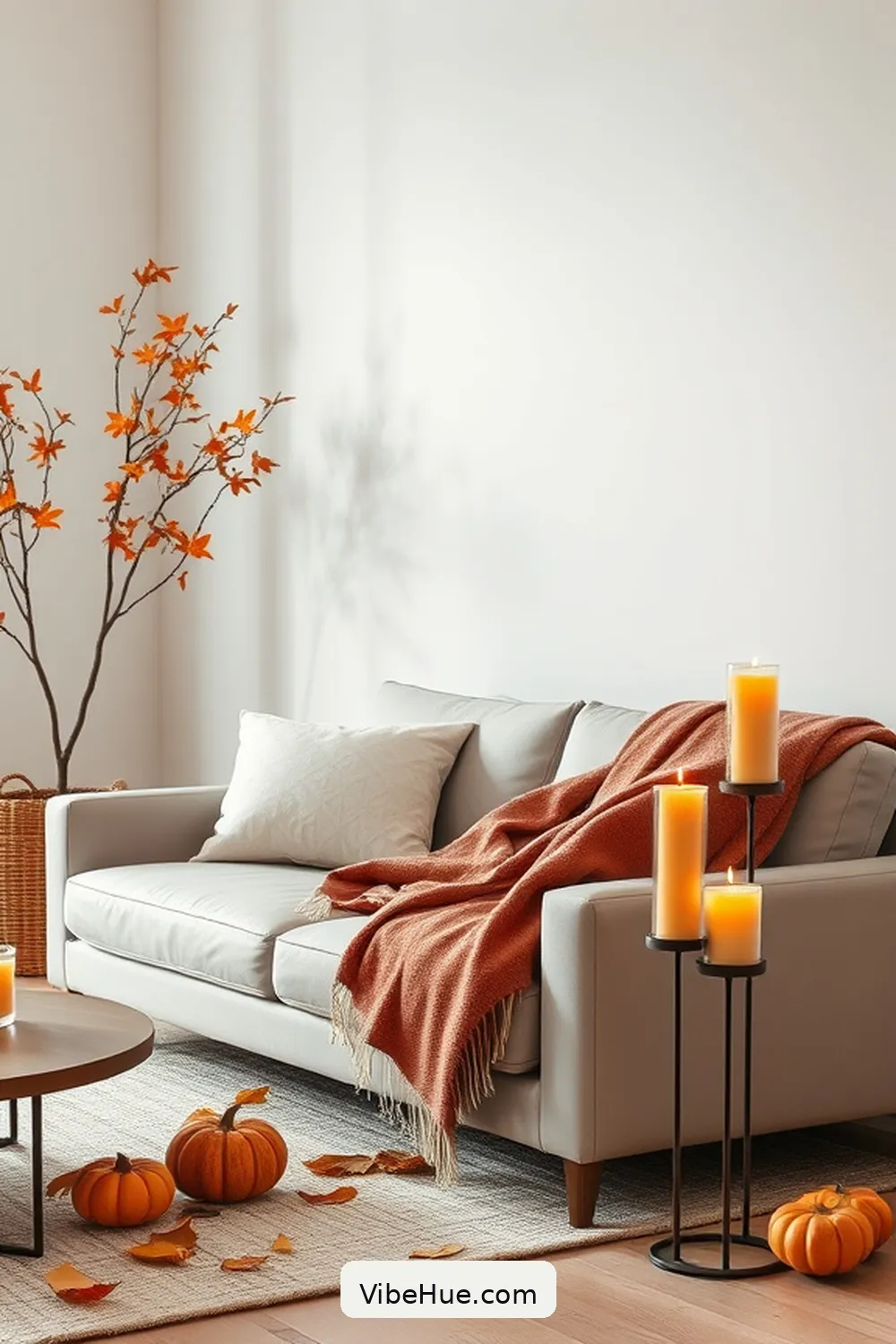 Create a Fall Living Room in Minimalist Style: A How-To Guide 5 Incorporate Seasonal Decor Sparingly for Create a Fall Living Room in Minimalist Style: A How-To Guide
