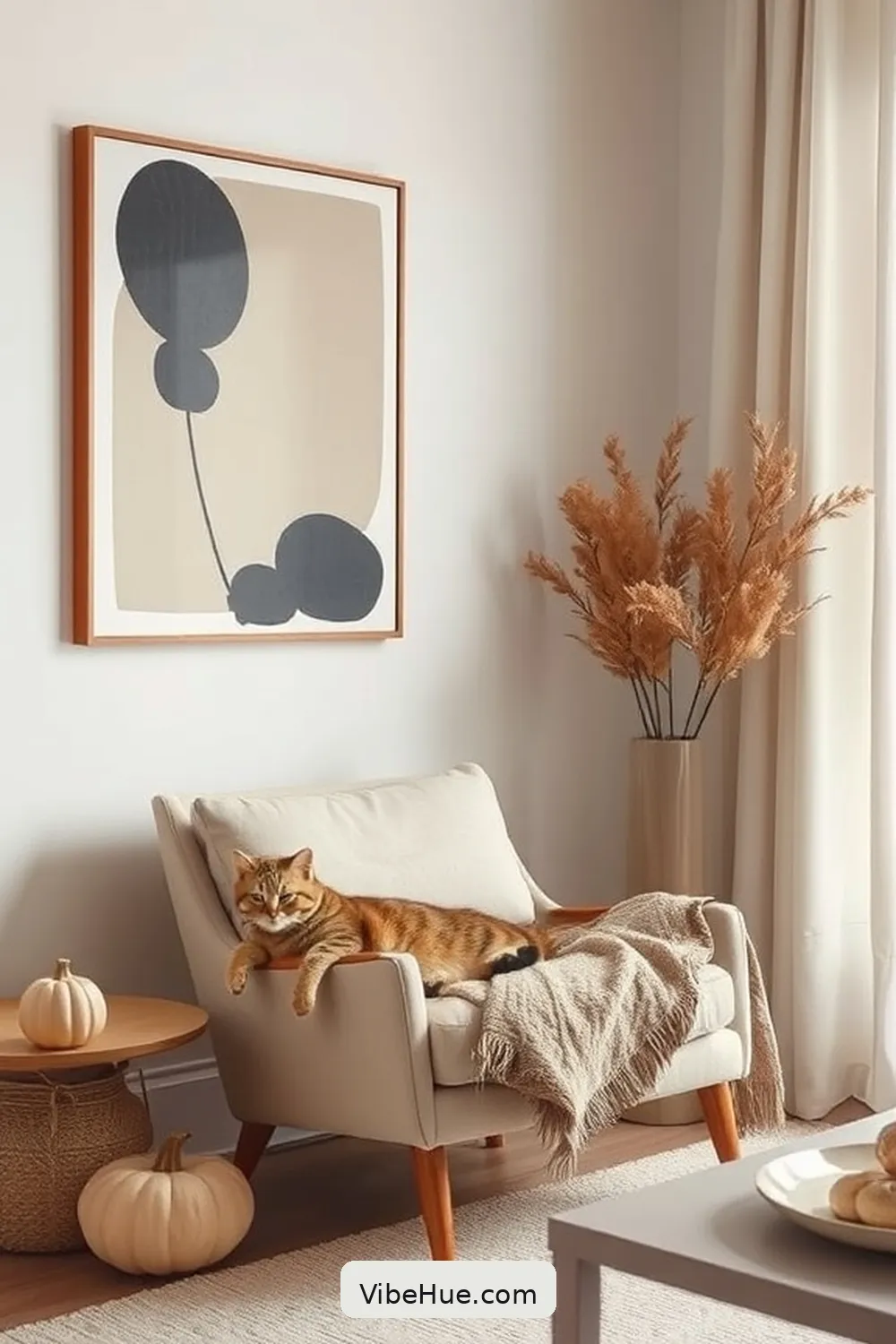Create a Fall Living Room in Minimalist Style: A How-To Guide 11 Opt for Simple Artwork for Create a Fall Living Room in Minimalist Style: A How-To Guide