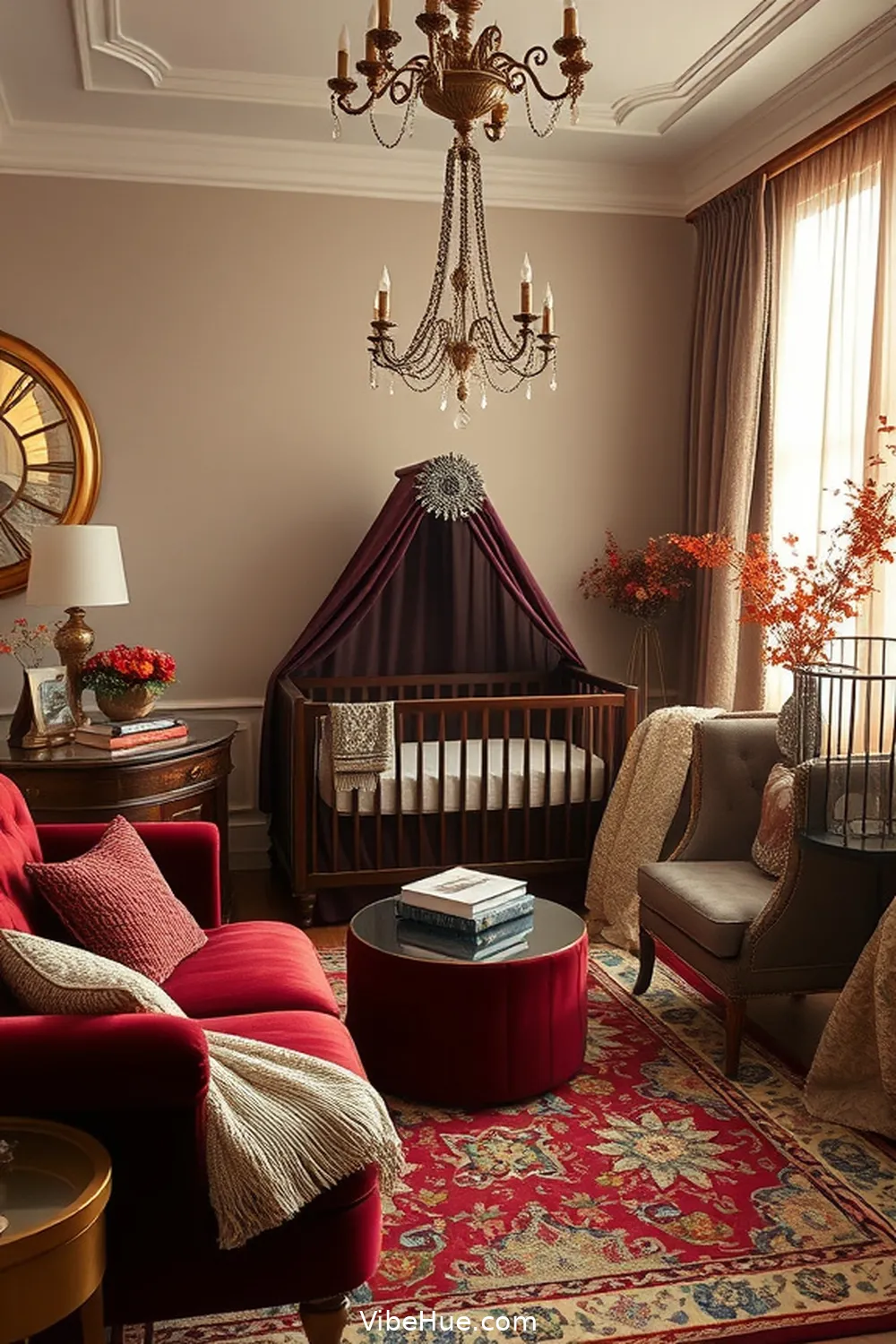 Create a Fall Nursery With Modern Glam Style 3 Incorporating Glamorous Textures for Create a Fall Nursery With Modern Glam Style