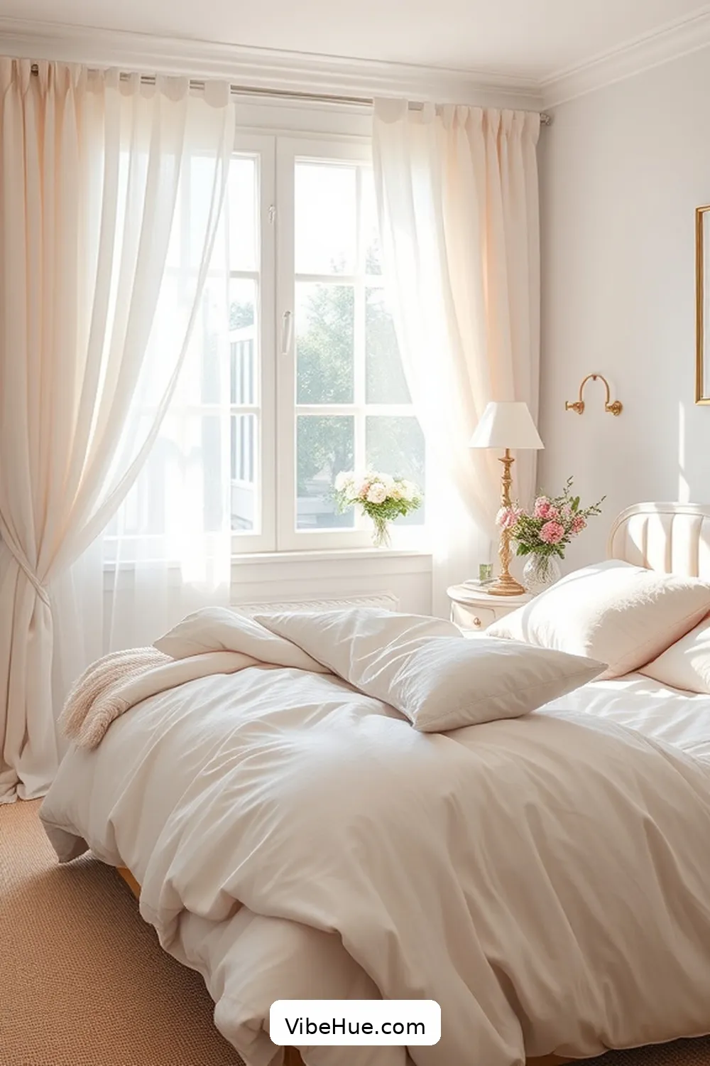 Embrace a Light Color Palette for Create a Fresh Spring Bedroom in Contemporary Style