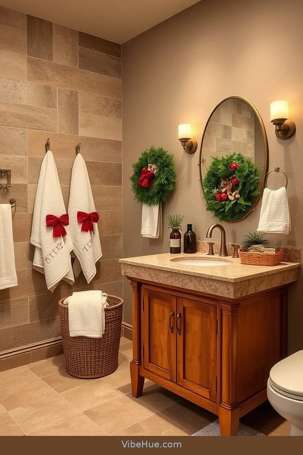 Create a Holiday Bathroom in Modern Farmhouse Style 2 Embrace Neutral Tones and Textures for Create a Holiday Bathroom in Modern Farmhouse Style