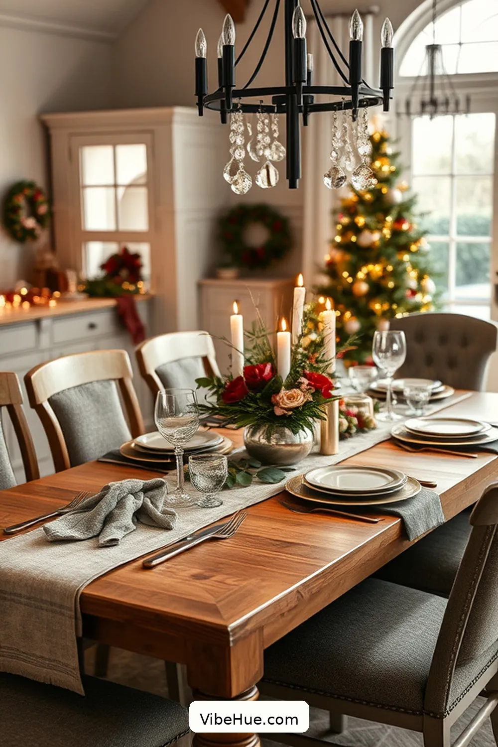 Create a Holiday Dining Room in Modern Farmhouse Style 6 Adding a Touch of Elegance With Table Linens for Create a Holiday Dining Room in Modern Farmhouse Style