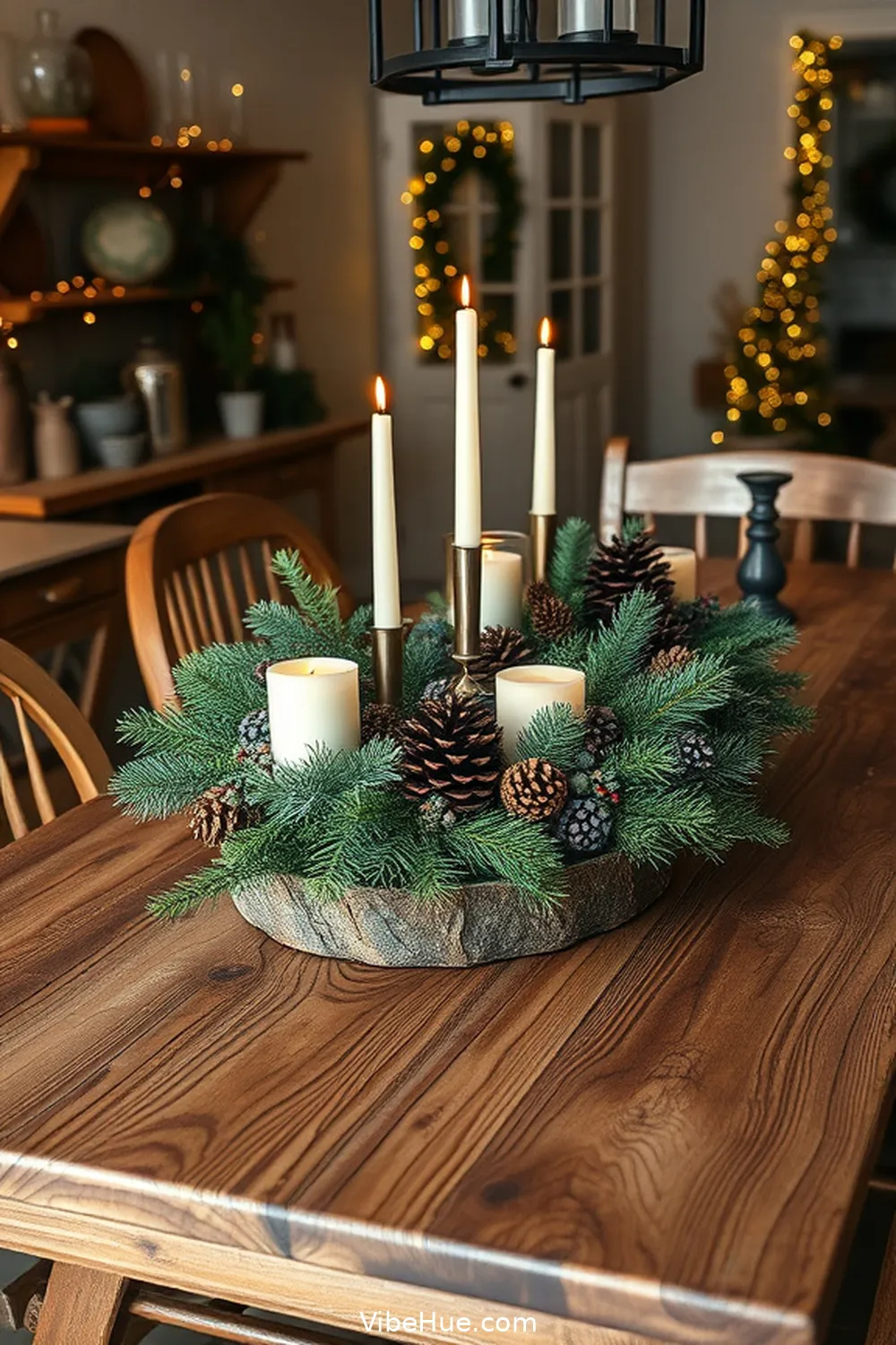 Create a Holiday Dining Room in Modern Farmhouse Style 7 Centerpieces That Capture the Season for Create a Holiday Dining Room in Modern Farmhouse Style