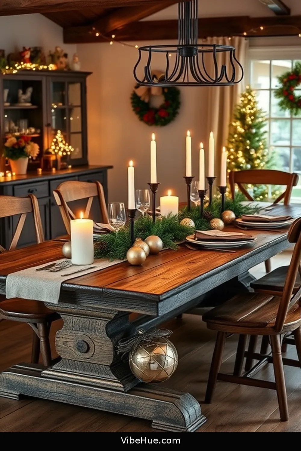Create a Holiday Dining Room in Modern Farmhouse Style 12 Incorporating Holiday Accents and Decor for Create a Holiday Dining Room in Modern Farmhouse Style