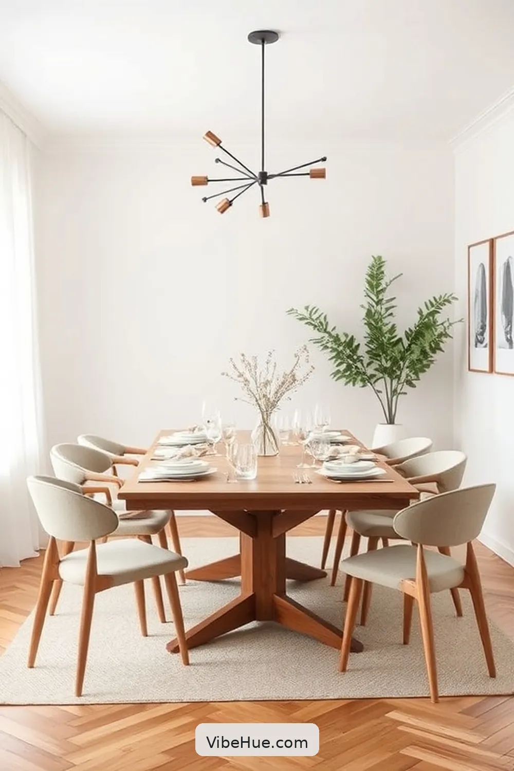 Create a Holiday Dining Room in Scandinavian Style 2 Embrace Minimalism for a Clean Look for Create a Holiday Dining Room in Scandinavian Style