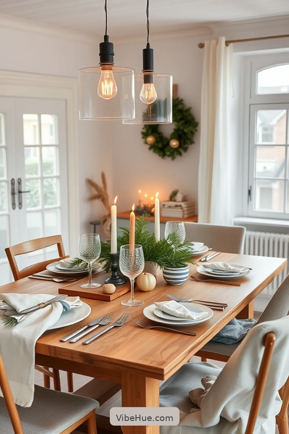Create a Holiday Dining Room in Scandinavian Style 3 Focus on Natural Materials for Create a Holiday Dining Room in Scandinavian Style