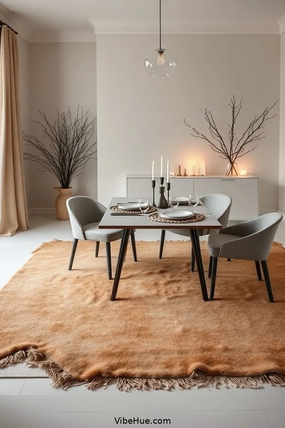 Create a Minimalist Winter Dining Room in Style 12 Layering Warmth With Rugs for Create a Minimalist Winter Dining Room in Style
