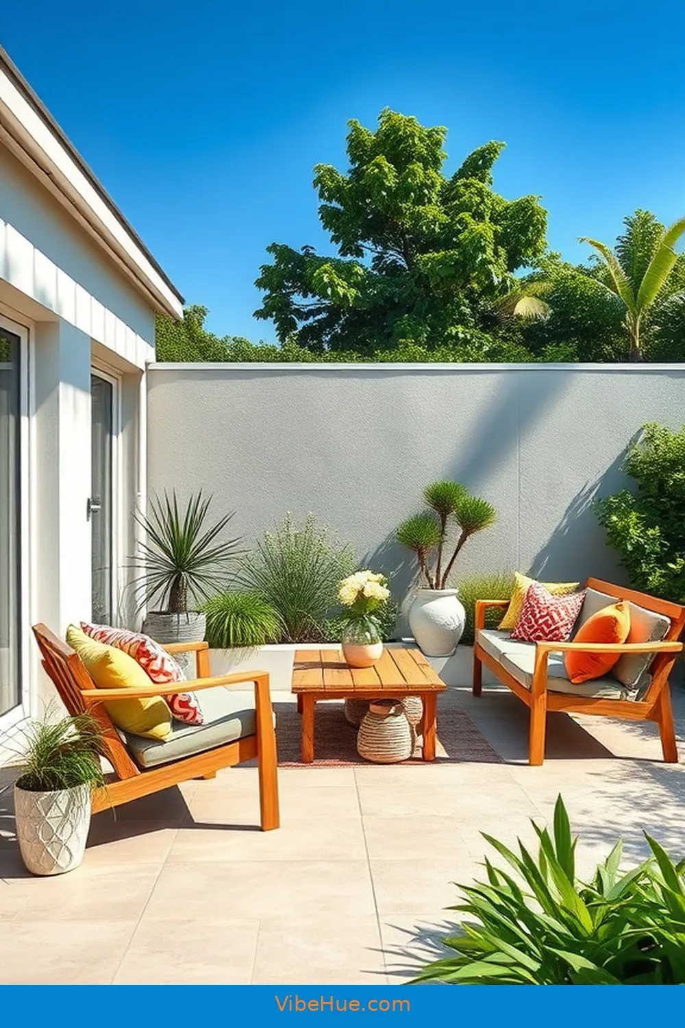 Opt for Practical and Functional Furniture for Create a Scandinavian-Style Summer Outdoor Patio