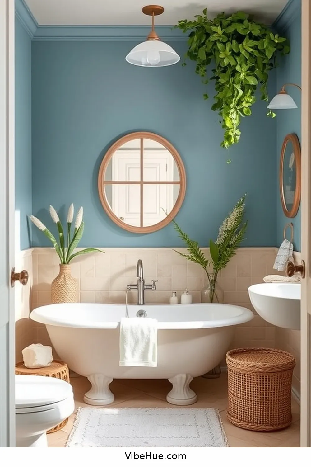 Create a Spring Bathroom With Coastal Style: a Guide 2 Embrace a Soothing Color Palette for Create a Spring Bathroom With Coastal Style: a Guide