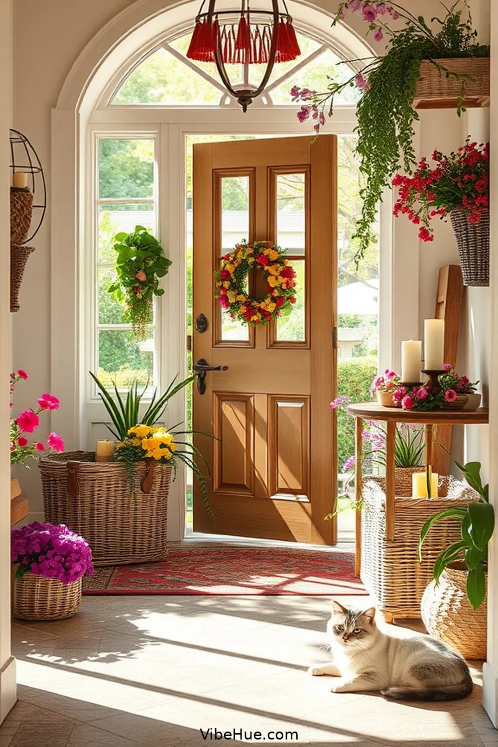 Create a Spring Entryway in Bohemian Style 13 Set the Mood With Scent for Create a Spring Entryway in Bohemian Style
