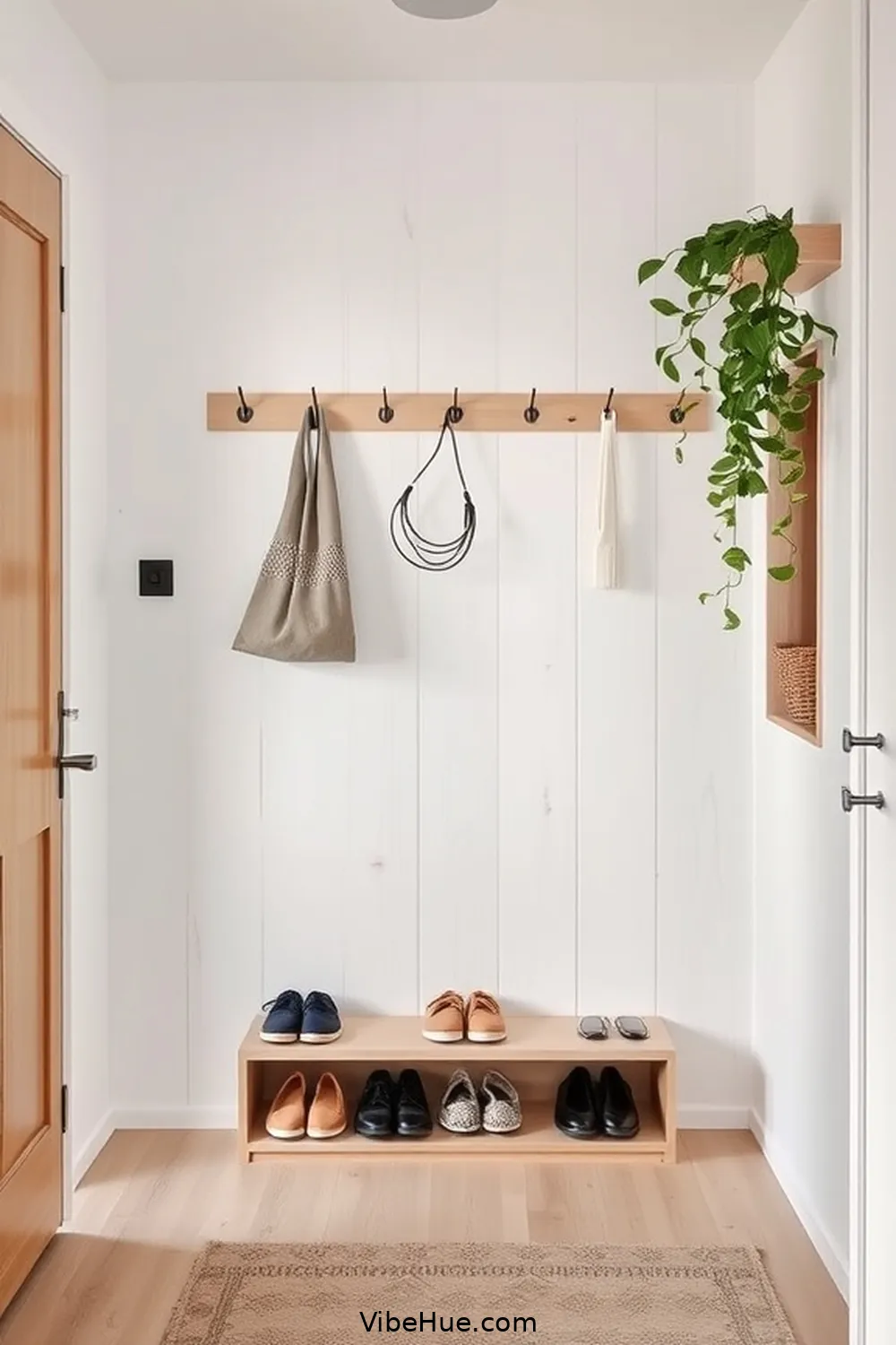 Create a Spring Entryway in Scandinavian Style 6 Keep It Clutter-Free and Organized for Create a Spring Entryway in Scandinavian Style