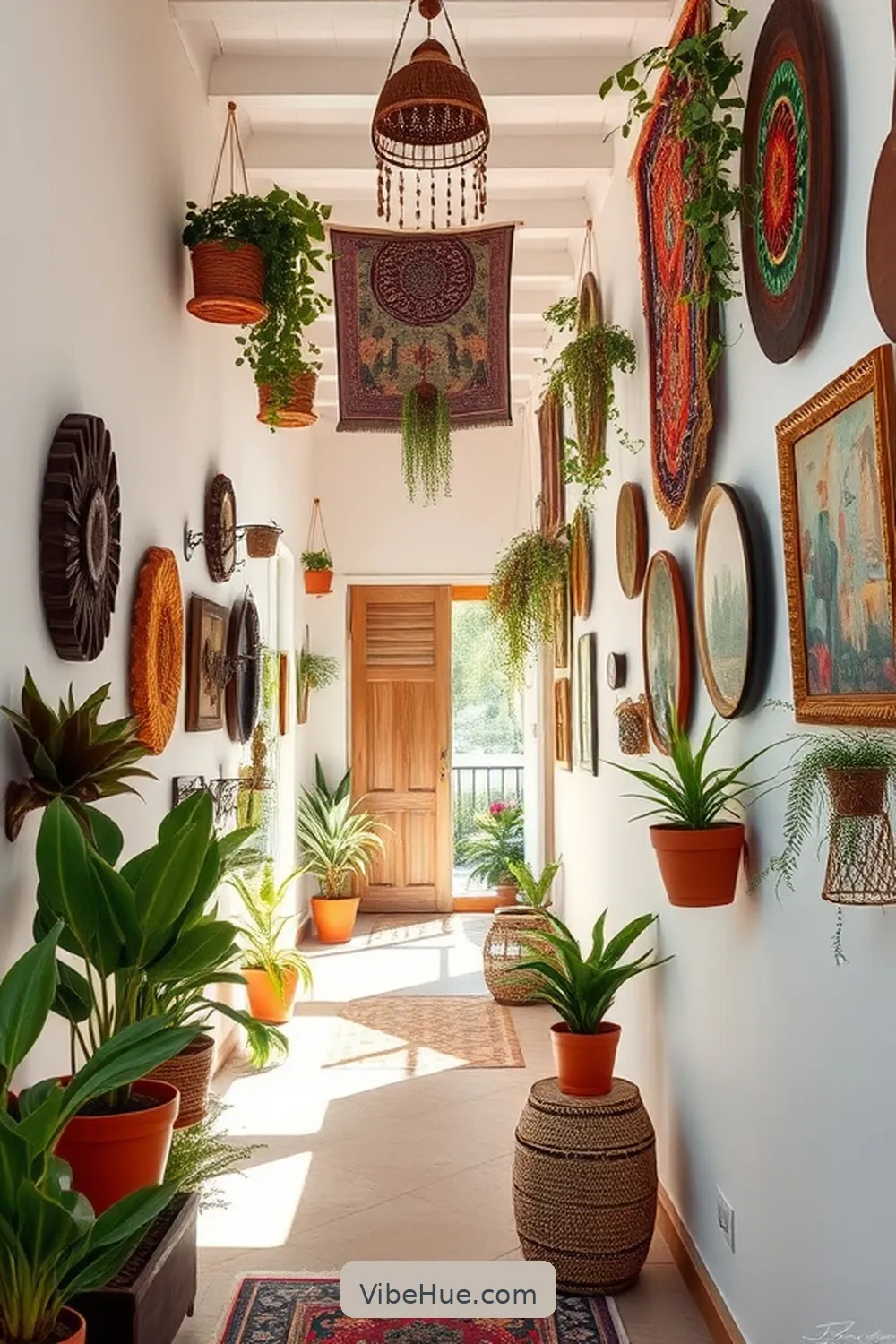 Create a Spring Hallway With Bohemian Style 5 Bohemian Wall Art Ideas for Create a Spring Hallway With Bohemian Style