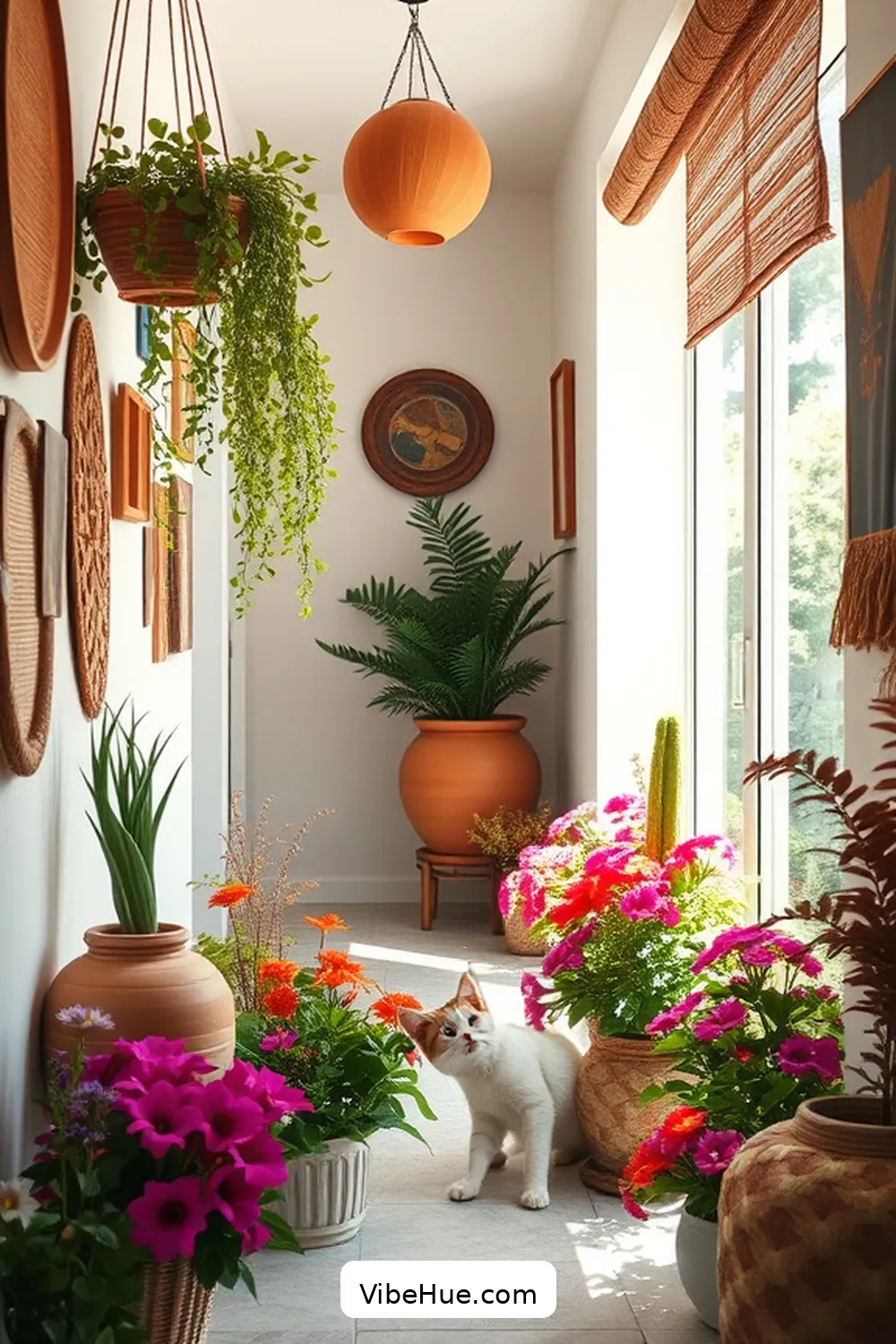 Create a Spring Hallway With Bohemian Style 4 Incorporating Natural Elements for Create a Spring Hallway With Bohemian Style