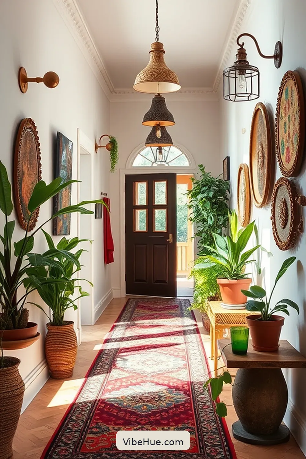 Create a Spring Hallway With Bohemian Style 6 Statement Lighting Fixtures for Create a Spring Hallway With Bohemian Style