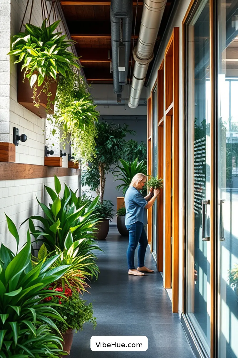 Create a Spring Hallway With Industrial Style: a Step-By-Step Guide 5 Incorporating Greenery and Natural Elements for Create a Spring Hallway With Industrial Style: a Step-By-Step Guide