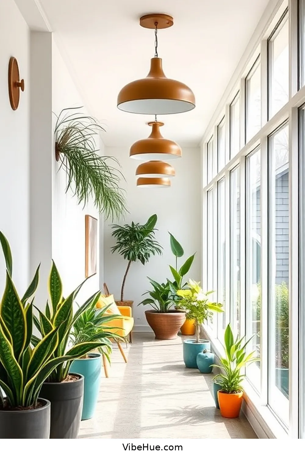 Choose Stylish Lighting Fixtures for Create a Spring Hallway in Mid-Century Modern Style