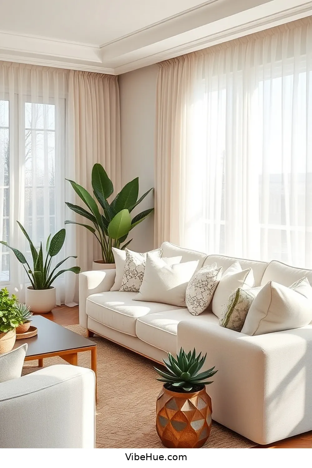 Create a Spring-Inspired Contemporary Living Room Style 4 Use Light and Airy Furnishings for Create a Spring-Inspired Contemporary Living Room Style