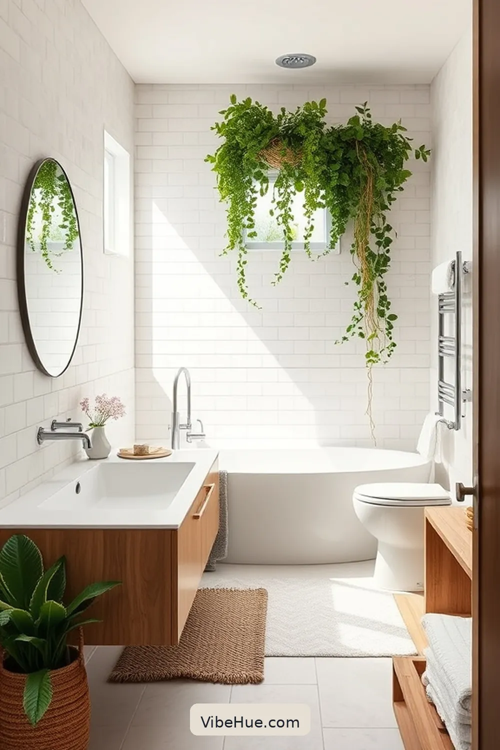 Select Functional yet Stylish Fixtures for Create a Spring-Inspired Scandinavian Bathroom Style