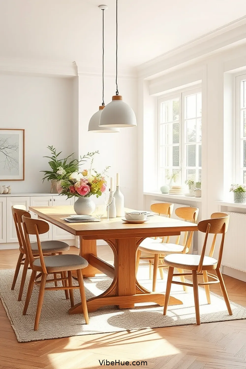 Create a Spring-Inspired Scandinavian Style Dining Room 2 Embrace a Light Color Palette for Create a Spring-Inspired Scandinavian Style Dining Room