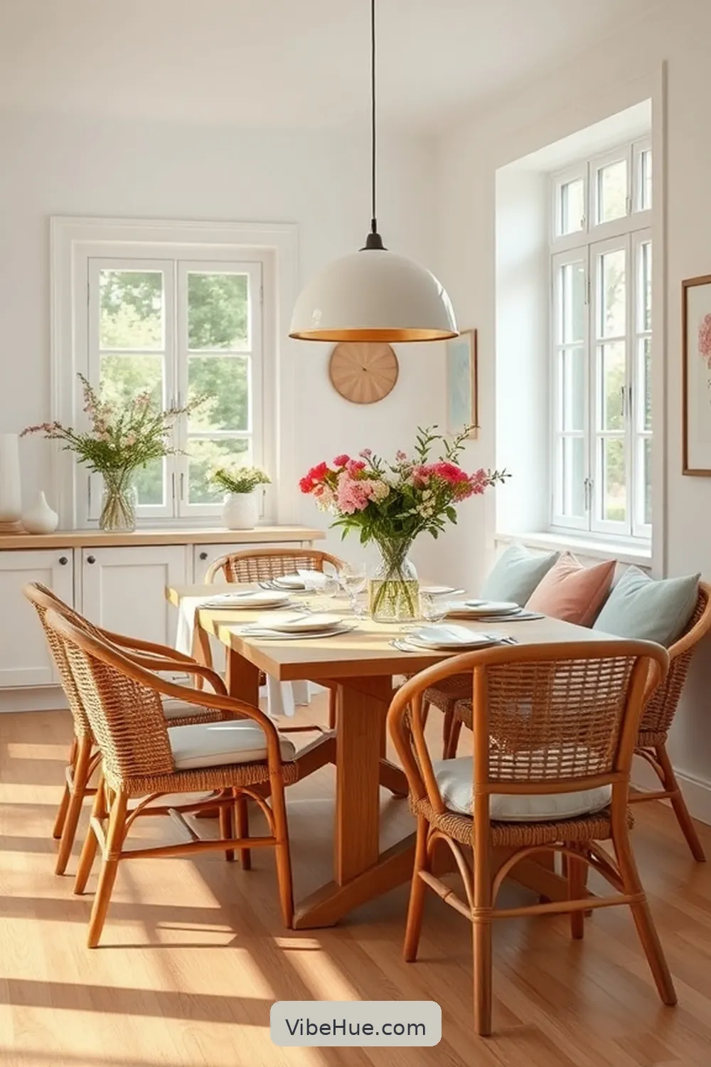 Create a Spring-Inspired Scandinavian Style Dining Room 3 Incorporate Natural Materials for Create a Spring-Inspired Scandinavian Style Dining Room