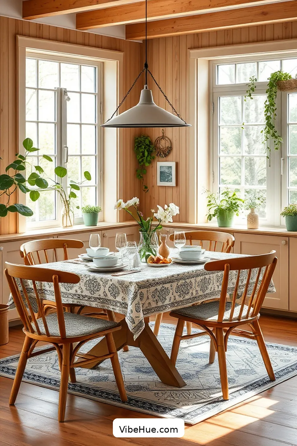 Create a Spring-Inspired Scandinavian Style Dining Room 8 Incorporate Nordic Patterns for Create a Spring-Inspired Scandinavian Style Dining Room