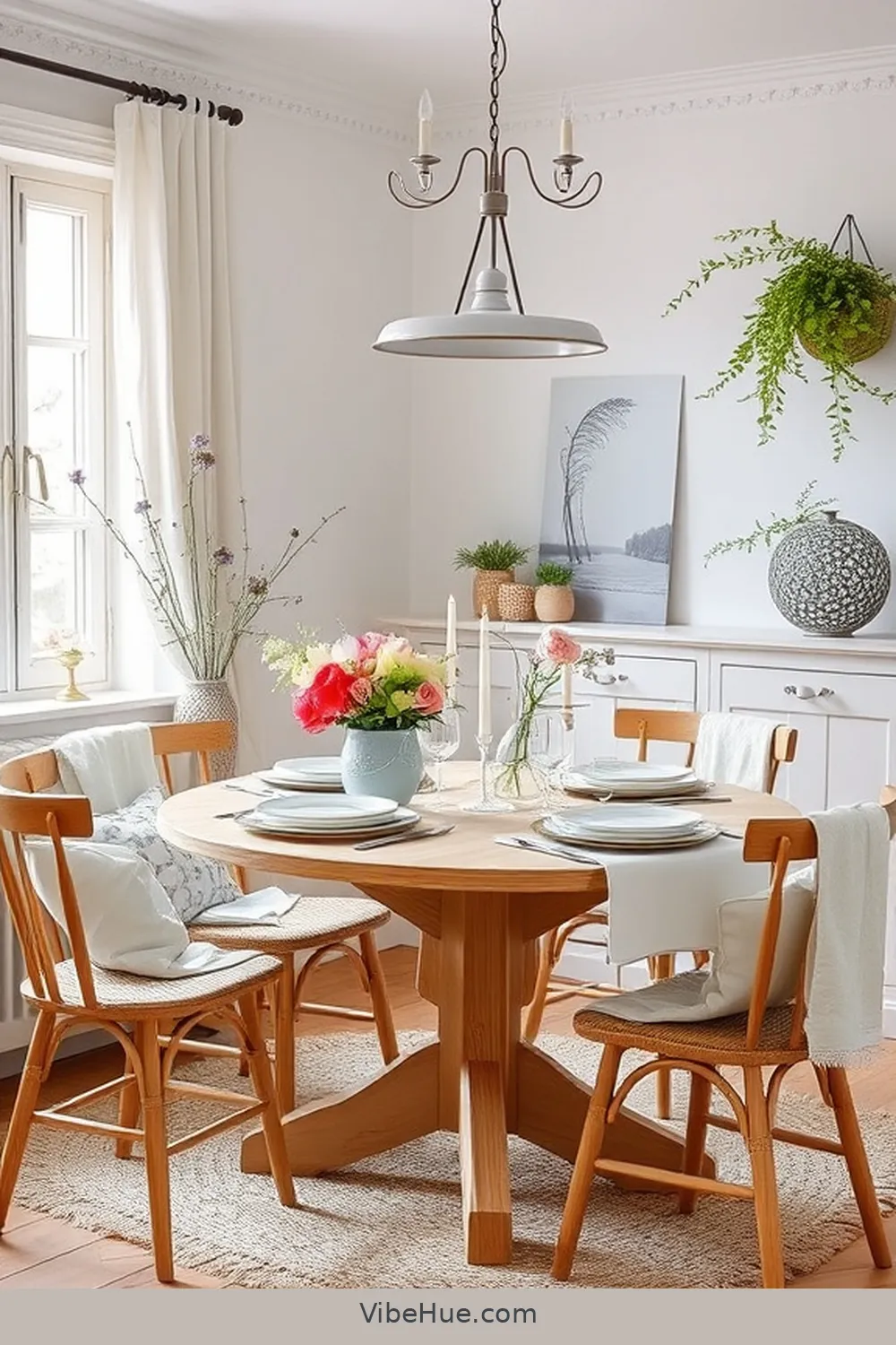 Create a Spring-Inspired Scandinavian Style Dining Room 13 Integrate Seasonal Decor for Create a Spring-Inspired Scandinavian Style Dining Room
