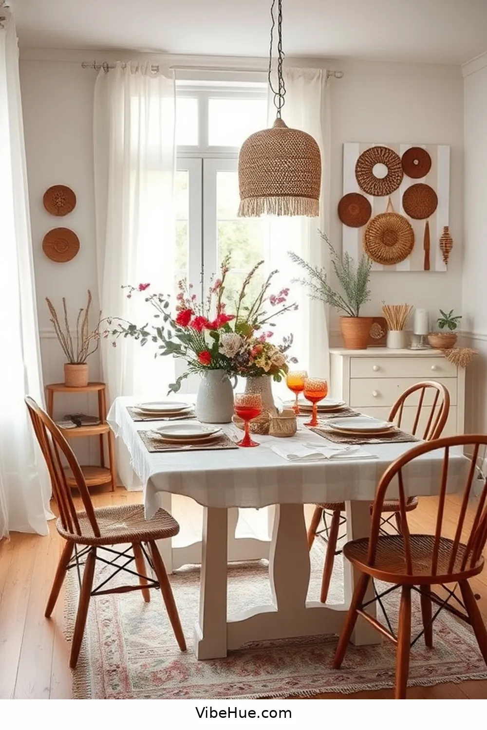 Create a Spring-Inspired Scandinavian Style Dining Room 12 Showcase Local Art and Crafts for Create a Spring-Inspired Scandinavian Style Dining Room