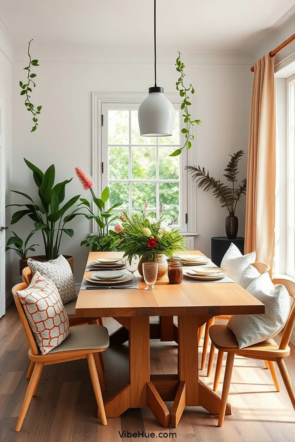 Create a Spring-Inspired Scandinavian Style Dining Room 7 Use Textiles for Warmth for Create a Spring-Inspired Scandinavian Style Dining Room