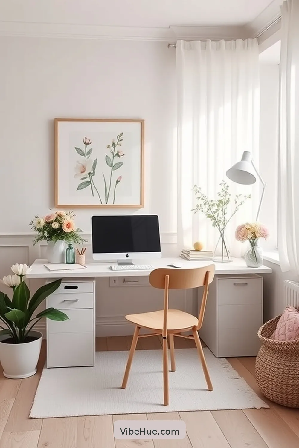 Create a Spring-Inspired Scandinavian Style Home Office 15 Incorporate Art With a Spring Theme for Create a Spring-Inspired Scandinavian Style Home Office