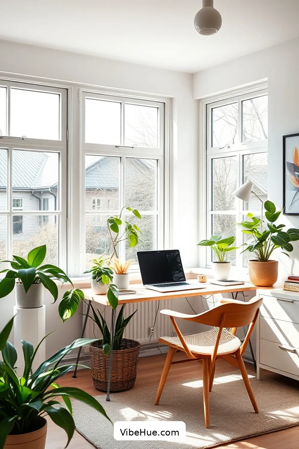Create a Spring-Inspired Scandinavian Style Home Office 4 Incorporate Natural Light for Create a Spring-Inspired Scandinavian Style Home Office