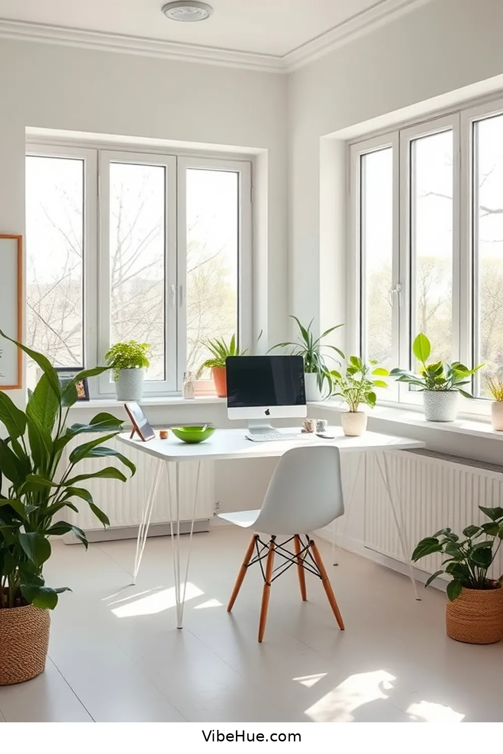 Create a Spring-Inspired Scandinavian Style Home Office 10 Optimize Your Desk Layout for Create a Spring-Inspired Scandinavian Style Home Office