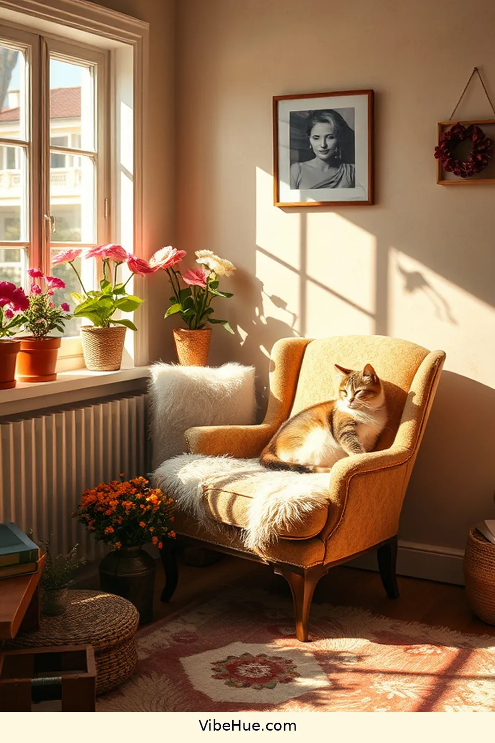 Create a Cozy Reading Nook for Create a Spring-Inspired Traditional Home Office Style