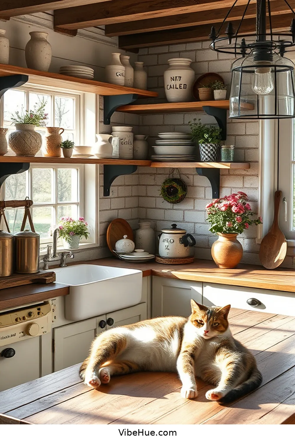 Incorporate Vintage Accents for Create a Spring Kitchen With Modern Farmhouse Style