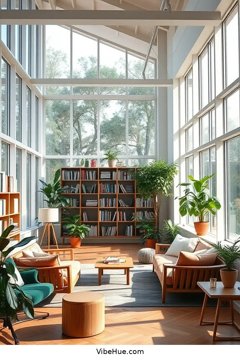 Create a Spring Library With Scandinavian Style 2 Embracing Natural Light for Create a Spring Library With Scandinavian Style