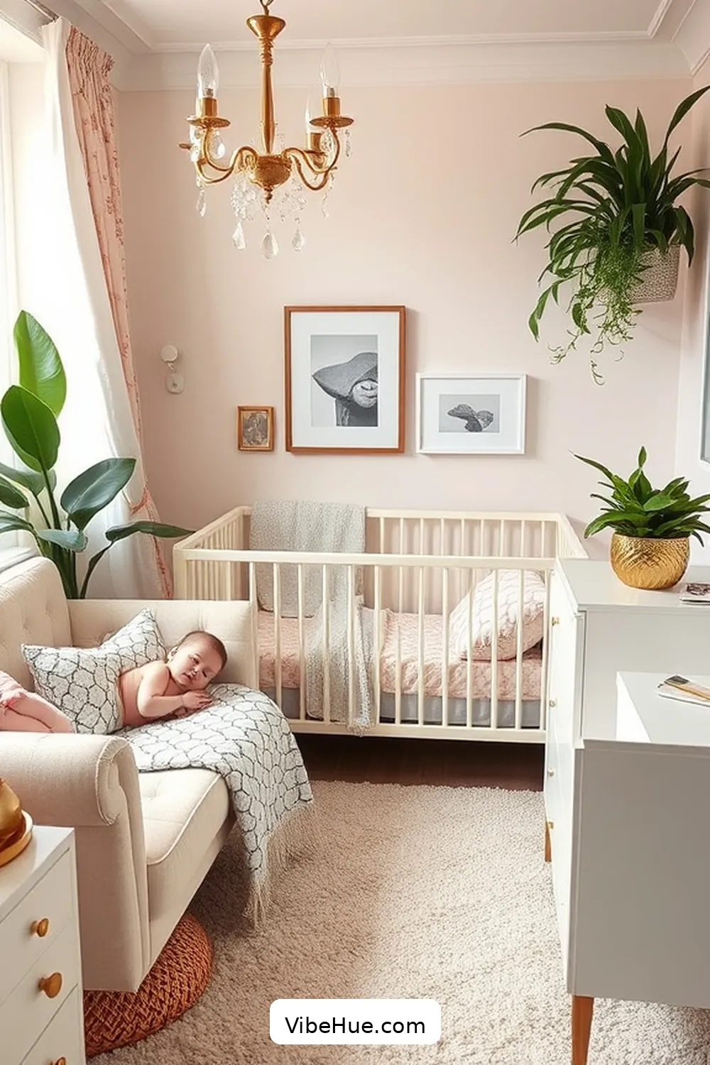 Create a Spring Nursery With Modern Glam Style 6 Adding Decorative Accents for Create a Spring Nursery With Modern Glam Style