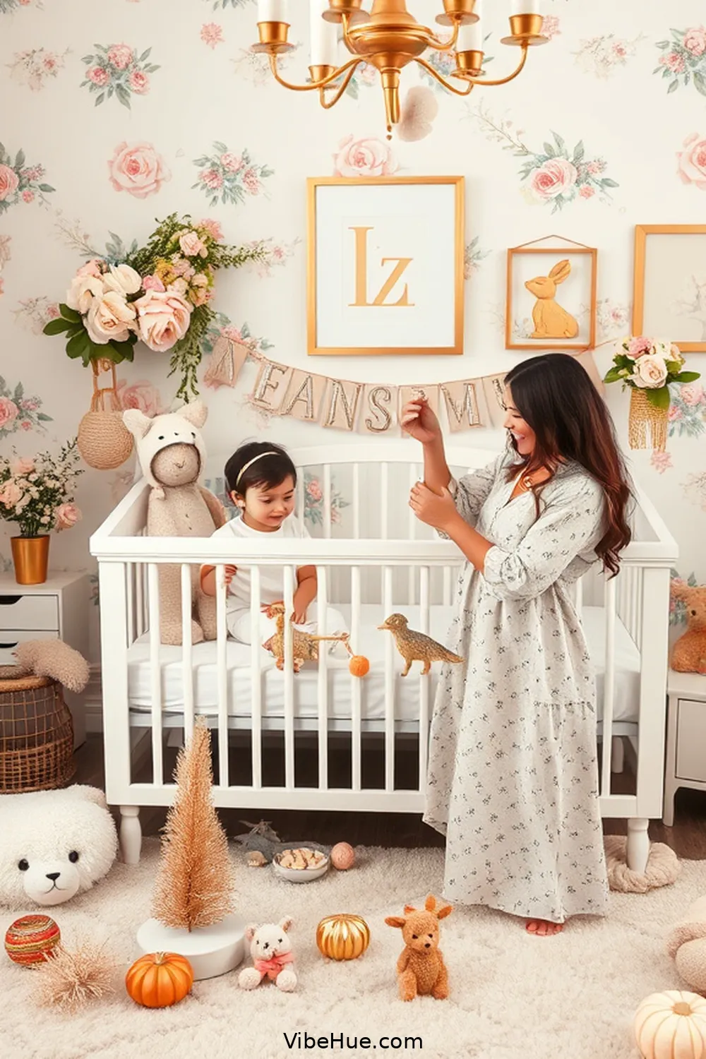 Create a Spring Nursery With Modern Glam Style 14 Sprucing up With Seasonal Accents for Create a Spring Nursery With Modern Glam Style